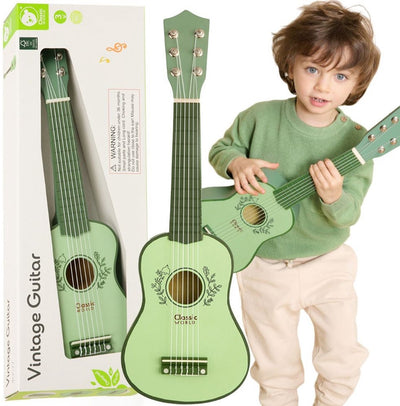 Guitare vintage en bois classique du monde