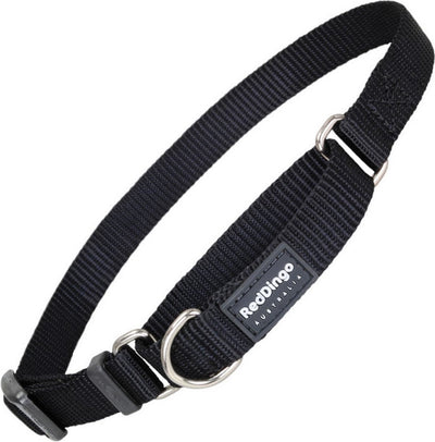 Collier pour chien Red Dingo semi-étrangleur noir