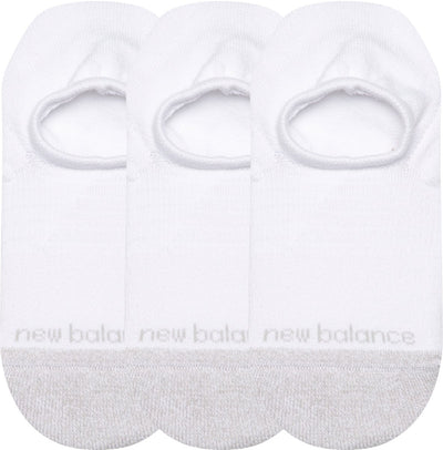 New balance active invisible no show chaussettes chaussettes de sport unisexes - blanc