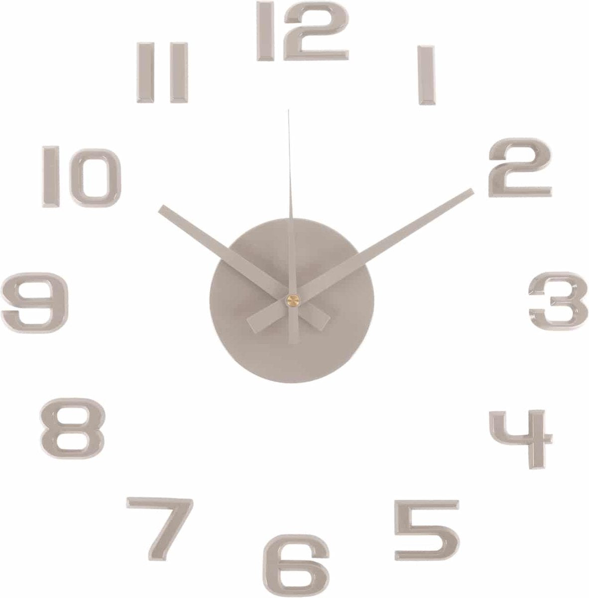 Karlsson horloge murale diy coucher de soleil chiffres - gris - ø35cm - horloge murale scandinave
