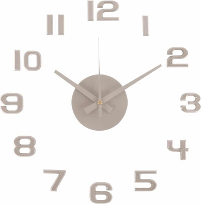 Karlsson horloge murale diy coucher de soleil chiffres - gris - ø35cm - horloge murale scandinave