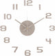 Karlsson horloge murale diy coucher de soleil chiffres - gris - ø35cm - horloge murale scandinave