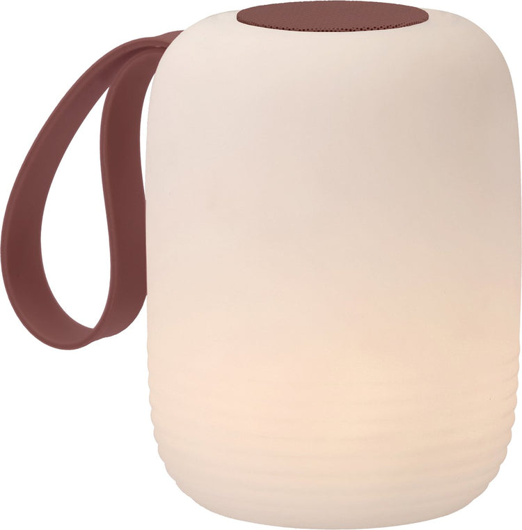 Villa collection hav Lampe LED avec haut-parleur dia 12,5 x 15,5 cm blanc rouge