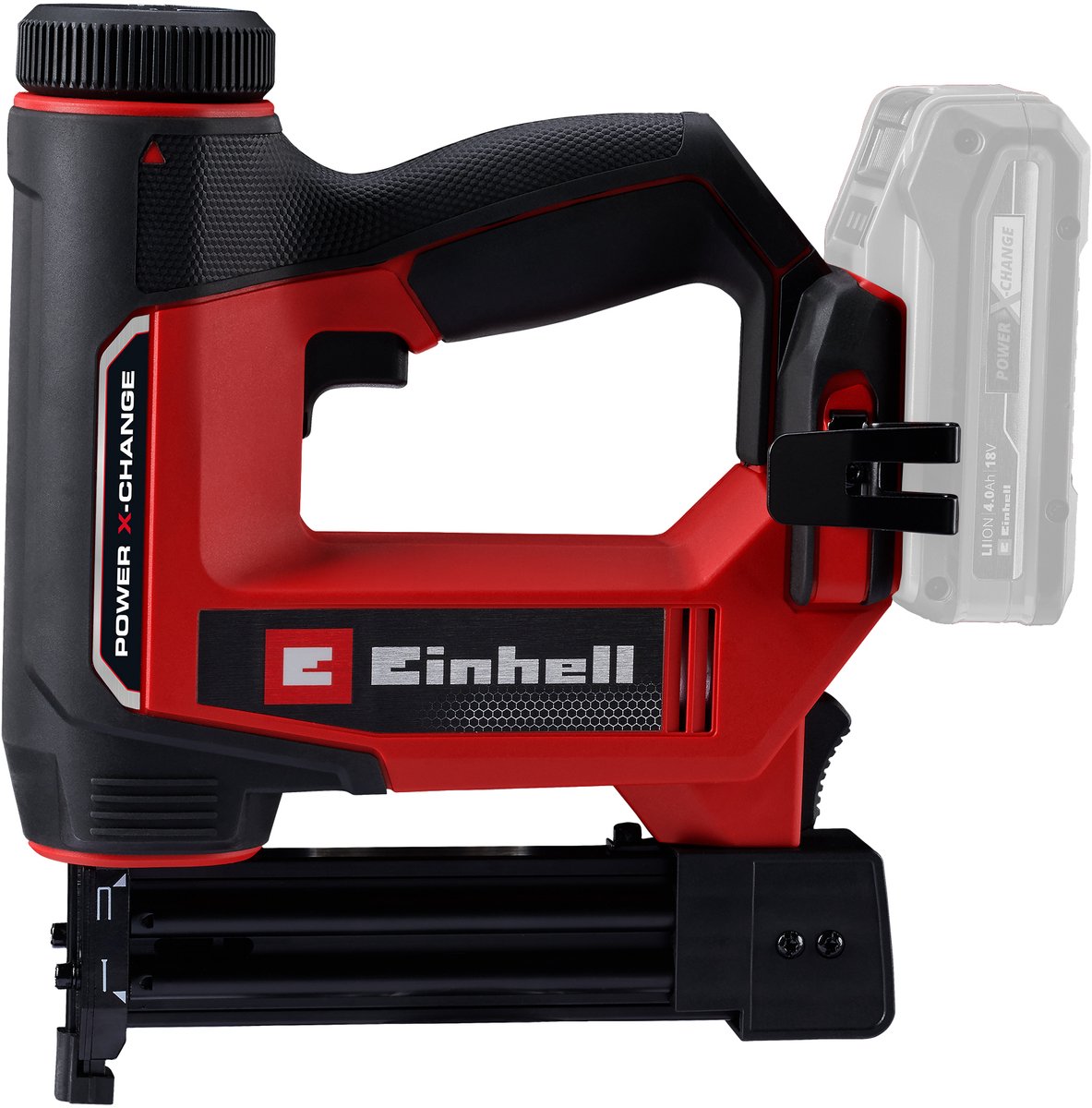 Cloueur à batterie Einhell te-cn 18 32 li solo - power x-change - 18 v li-ion - max. 20 tirs par minute - incl. 300 clous - y compris 300 agrafes - excl. batterie et chargeur