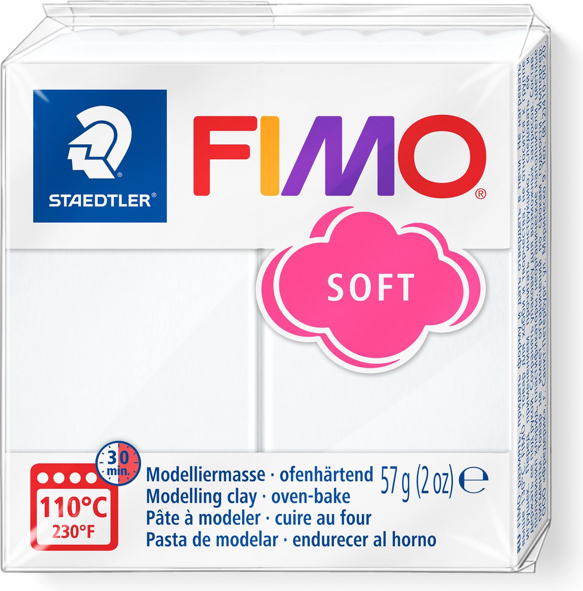 FIMO® Soft, blanc, 57 GR 1 Boîte