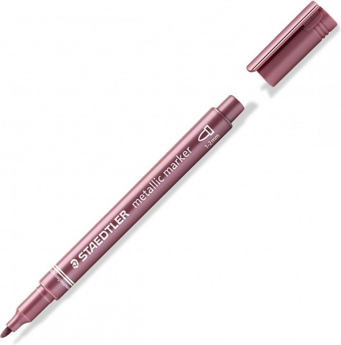 Staedtler surligneur rouge métallisé