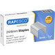 Agrafes rapeco s24607z3 acier argent paquet de 1000