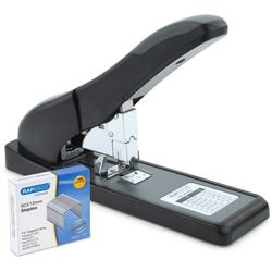 Ensemble agrafeuse rapesco 1550 plastique noir