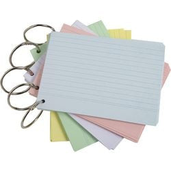 Fiches exacompta 10380e gamme de couleurs papier