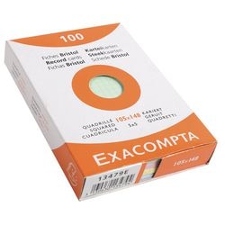 Fiches exacompta 13479e gamme de couleurs papier