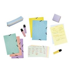 Fiches exacompta 55566e gamme couleurs carton gaufré