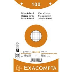Fiches exacompta 10653e gamme de couleurs papier