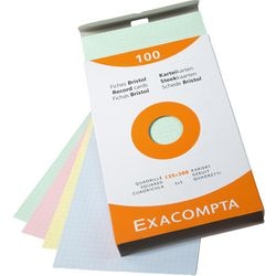 Fiches exacompta 13273e gamme de couleurs papier