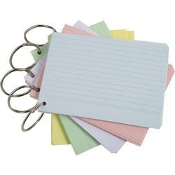 Fiches exacompta 10330e gamme de couleurs papier