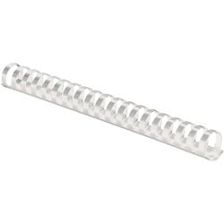 Pack 100 peignes de reliure blanc 5347405 Fellowes plastique a4 19mm