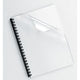 Pack 100 couverture reliure transparente 53763 Fellowes pvc a4