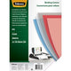 Pack 100 couverture de reliure transparente 53764 Fellowes pvc