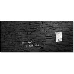 Panneau en verre sigel gl249 gris 1300 x 550 x 18 mm