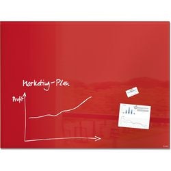 Panneau en verre sigel gl212 rouge 1200x900x18 mm
