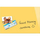 Panneau en verre sigel b1208 jaune 600x400x9 mm