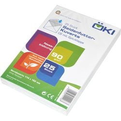 Enveloppes öki 45617 sans fenêtre c6 gommée blanc