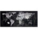 Tableau en verre sigel 130x55 noir