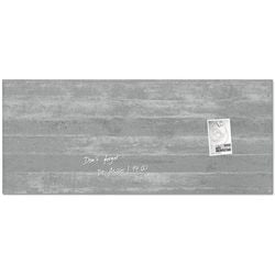 Tableau en verre sigel gris 130 x 55 cm