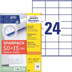 Etiquettes avery zweckform blanches