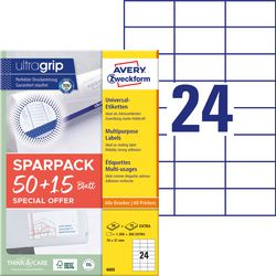 Etiquettes avery zweckform blanches