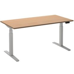 Bureau assis-debout ceha ade2plhl148q9016be hêtre mélaminé, métal