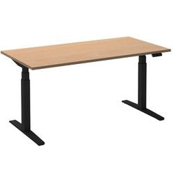 Bureau assis-debout ceha ade2plhl168q9005be hêtre mélaminé, métal