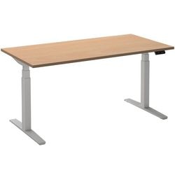 Bureau assis-debout ceha ade2plhl188q9016be hêtre mélaminé, métal