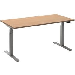 Bureau assis-debout ceha ade2plme189q9006be hêtre mélaminé, métal