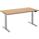 Bureau assis-debout ceha ade2plme189q9016be hêtre mélaminé, métal