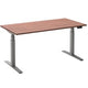 Bureau assis-debout ceha ade2plhl189q9006ha havane mélamine, métal