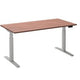 Bureau assis-debout ceha ade2plhl189q9016ha havane mélamine, métal