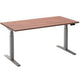 Bureau assis-debout ceha ade2plhl208q9006ha havane mélamine, métal