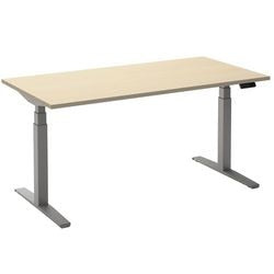 Bureau assis-debout ceha ade2plhl148q9006ah érable mélaminé, métal
