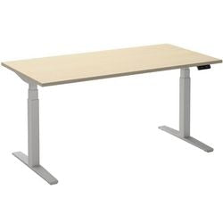 Bureau assis-debout ceha ade2plhl148q9016ah érable mélaminé, métal
