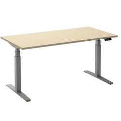 Bureau assis-debout ceha ade2plhl189q9006ah érable mélaminé, métal