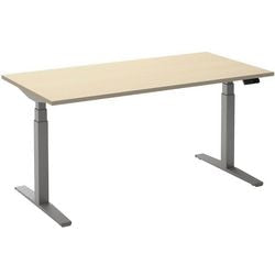 Bureau assis-debout ceha ade2plme128q9006ah érable mélaminé, métal