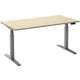 Bureau assis-debout ceha ade2plme148q9006ah érable mélaminé, métal