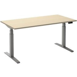 Bureau assis-debout ceha ade2plme208q9006ah érable mélaminé, métal