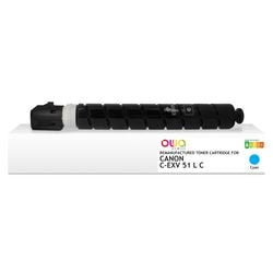 Cartouche d'encre owa c-exv 51 l c bleu 26000p