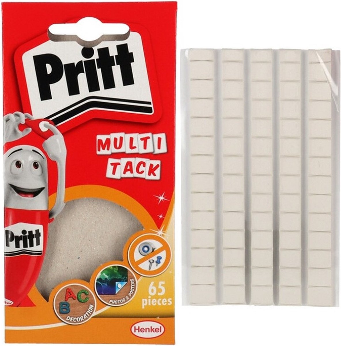 Pritt double face - pastilles adhésives - affiche - copains - adhésif - coins - affiches - décoration - à suspendre