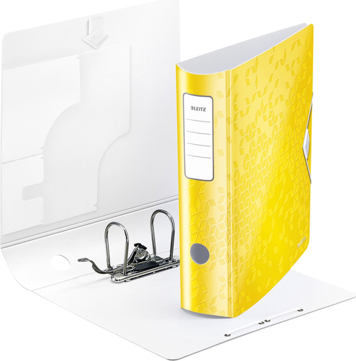 Leitz classeur wow 180° actif a4 82mm pp jaune - 5 pièces