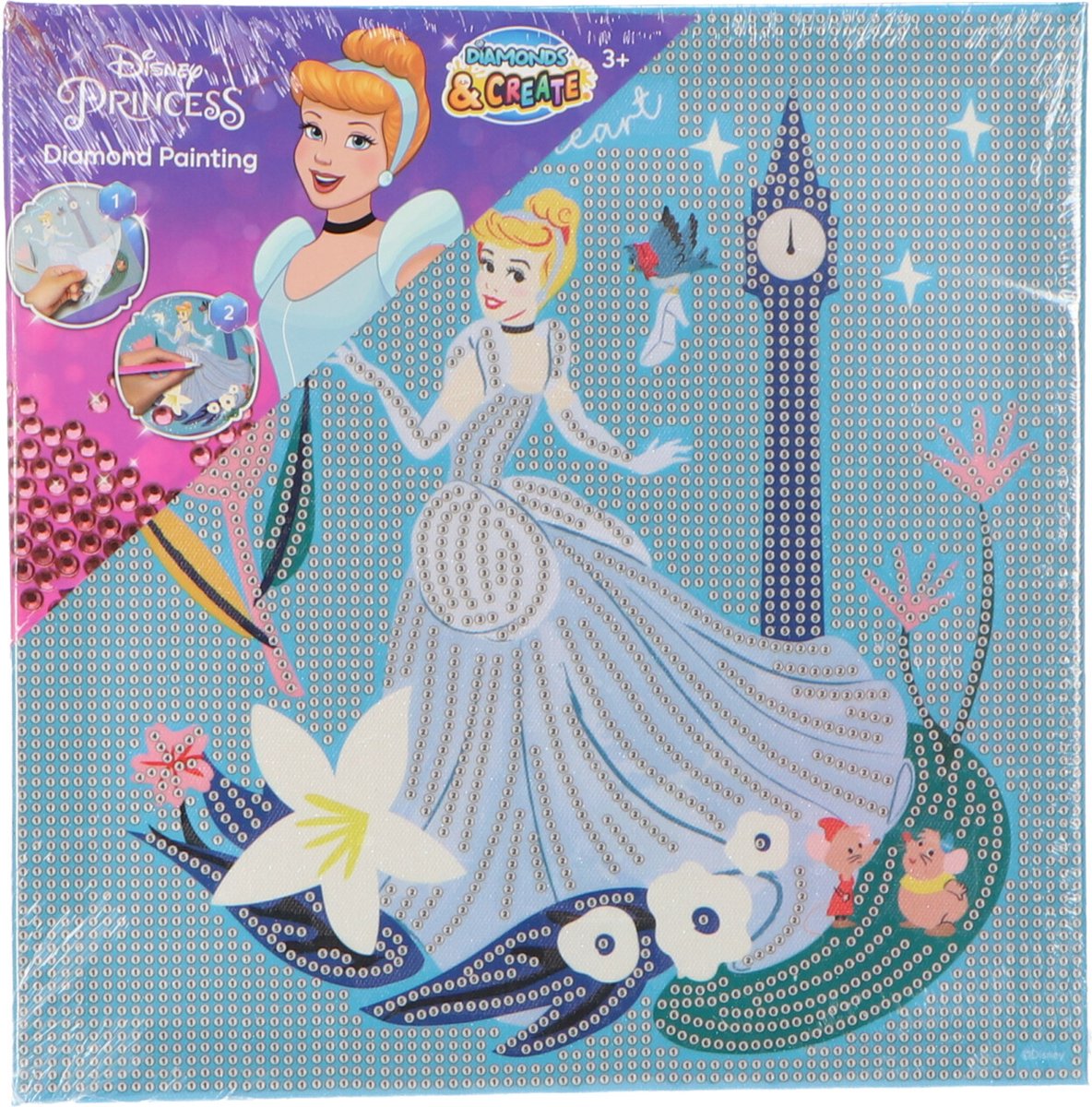 Toile de peinture diamant princesse Disney xl
