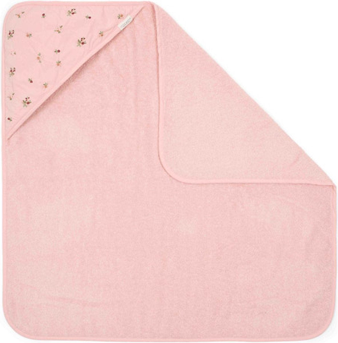 Petite cape de bain hollandaise - rose - jardin féérique