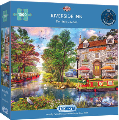 Gibsons - Riverside Inn (par Dominic Davison) - 1000 pièces 68×49cm (l×h) - puzzle pour adultes