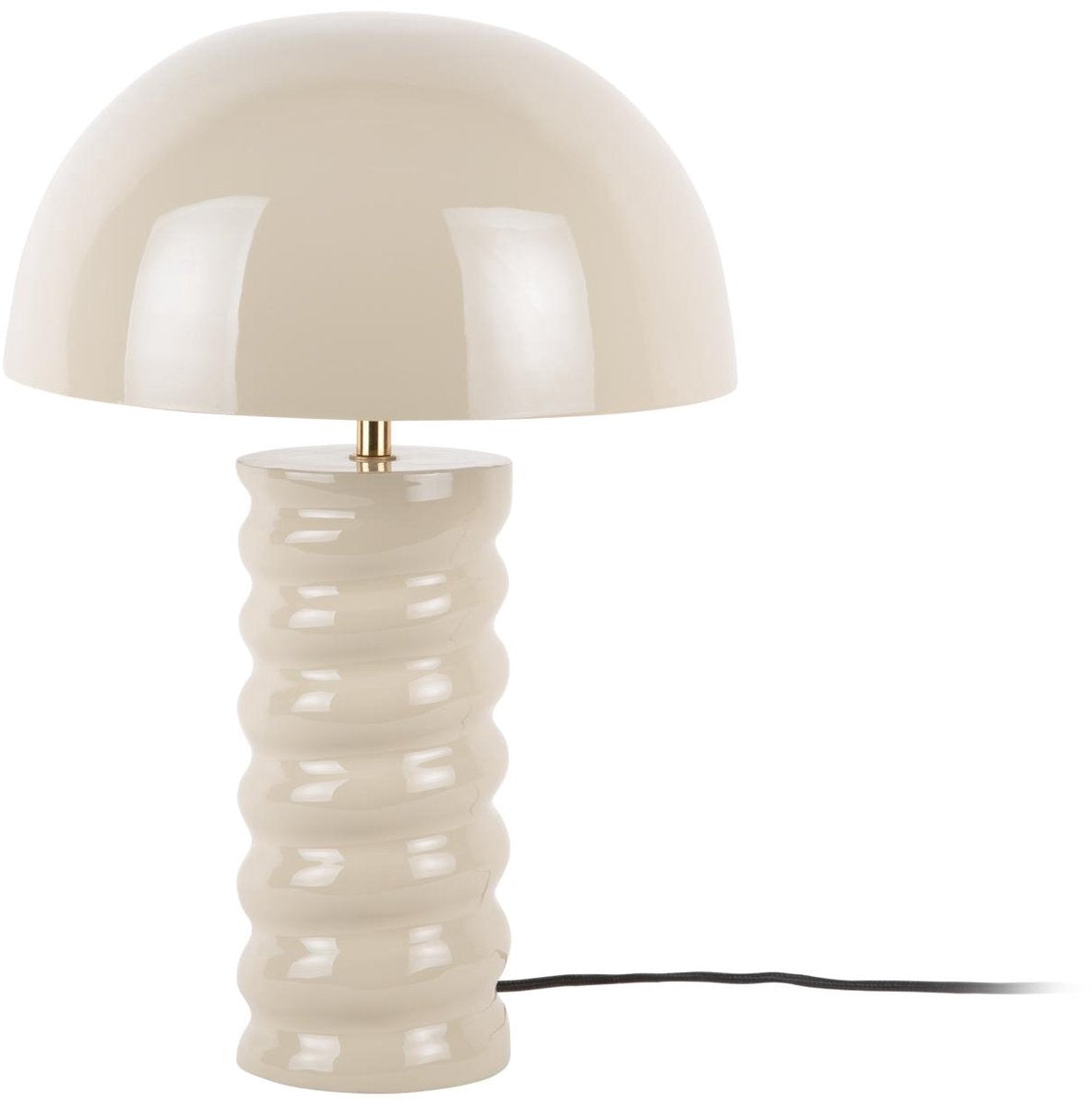 Lampe de table Leitmotiv gracio - gris chaud - ø30cm - scandinave